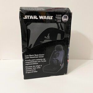 Star Wars Darth Vader Low Back Seat Cover with Headrest Cover